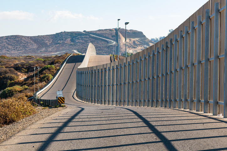 San Diego California Border Rendangbosd