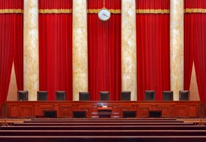 ourt room interior at the United States Supreme Court